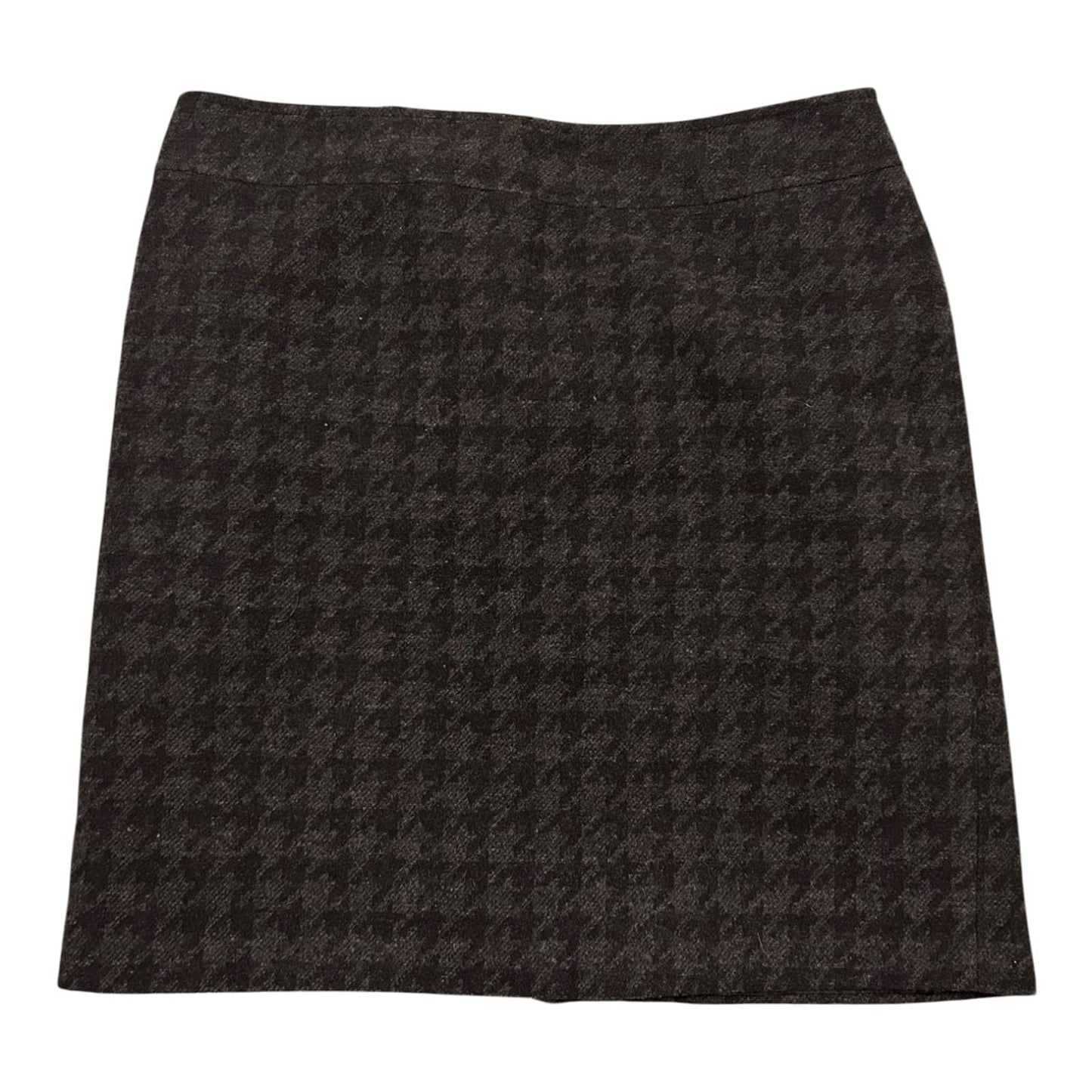 Bonita Damen Rock Gr 46 Grau Schwarz Wollmischung Karomuster Klassisch Midi