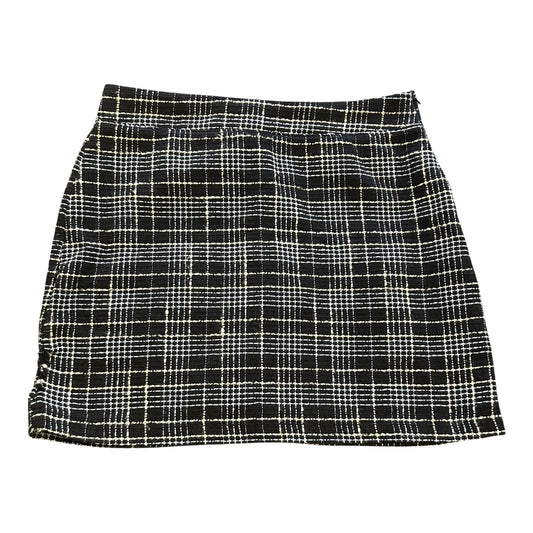👗 Trendyol Minirock Damen M Blau-Weiß Kariert – Freizeitlook