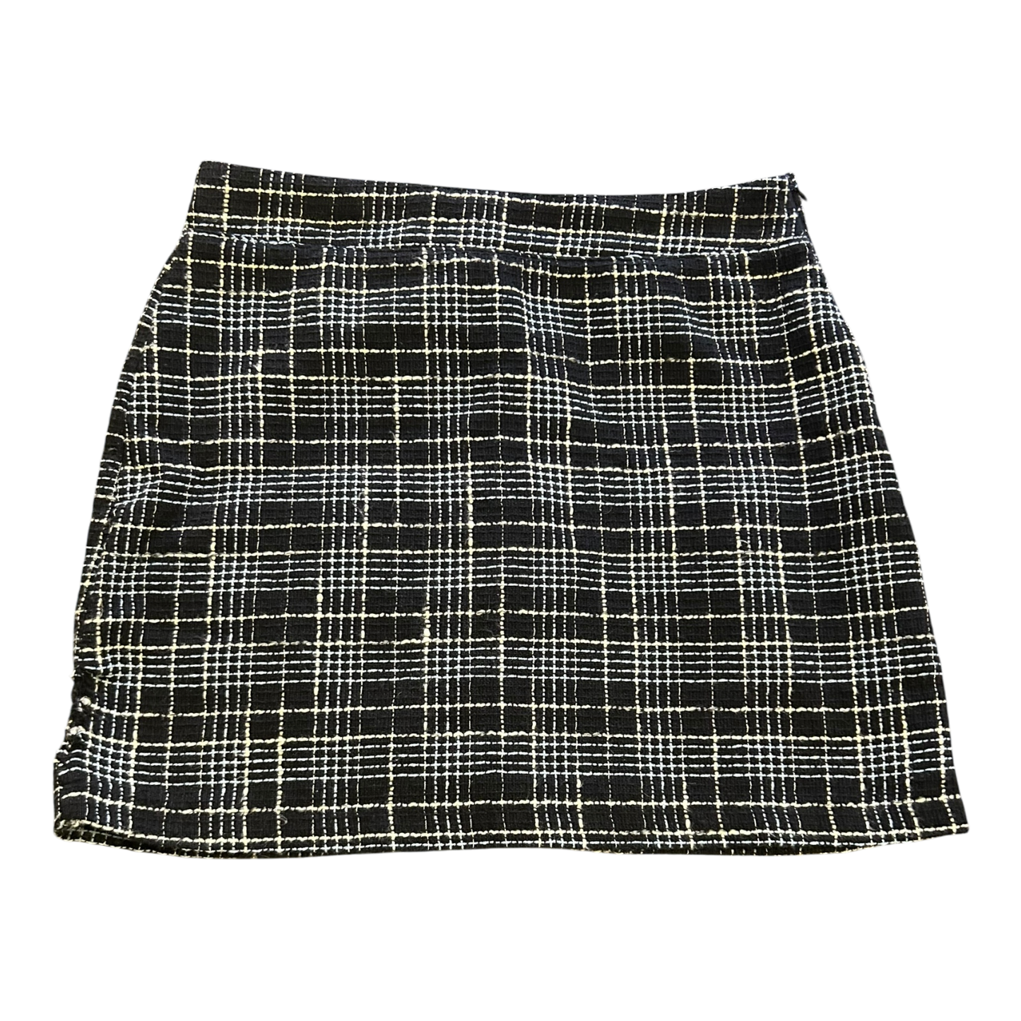 👗 Trendyol Minirock Damen M Blau-Weiß Kariert – Freizeitlook