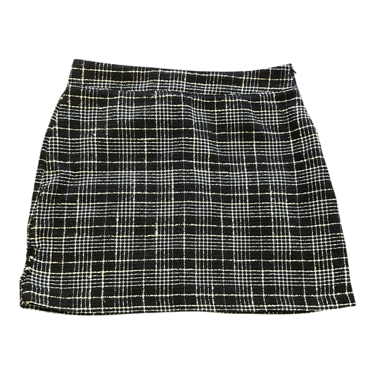 👗 Trendyol Minirock Damen M Blau-Weiß Kariert – Freizeitlook