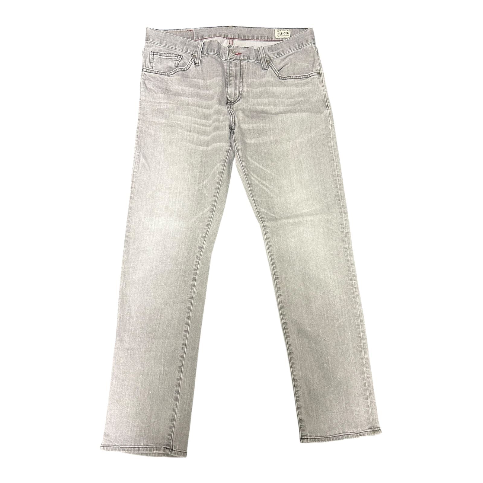 Tommy Hilfiger Jeans Herren Blau Bleecker Größe W36 L32 Stretch Denim