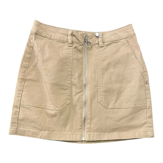 Pull & Bear Damen Minirock beige, Größe S