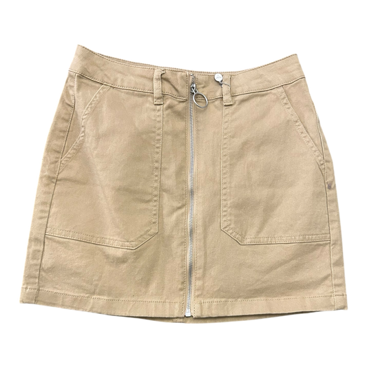 Pull & Bear Damen Minirock beige, Größe S
