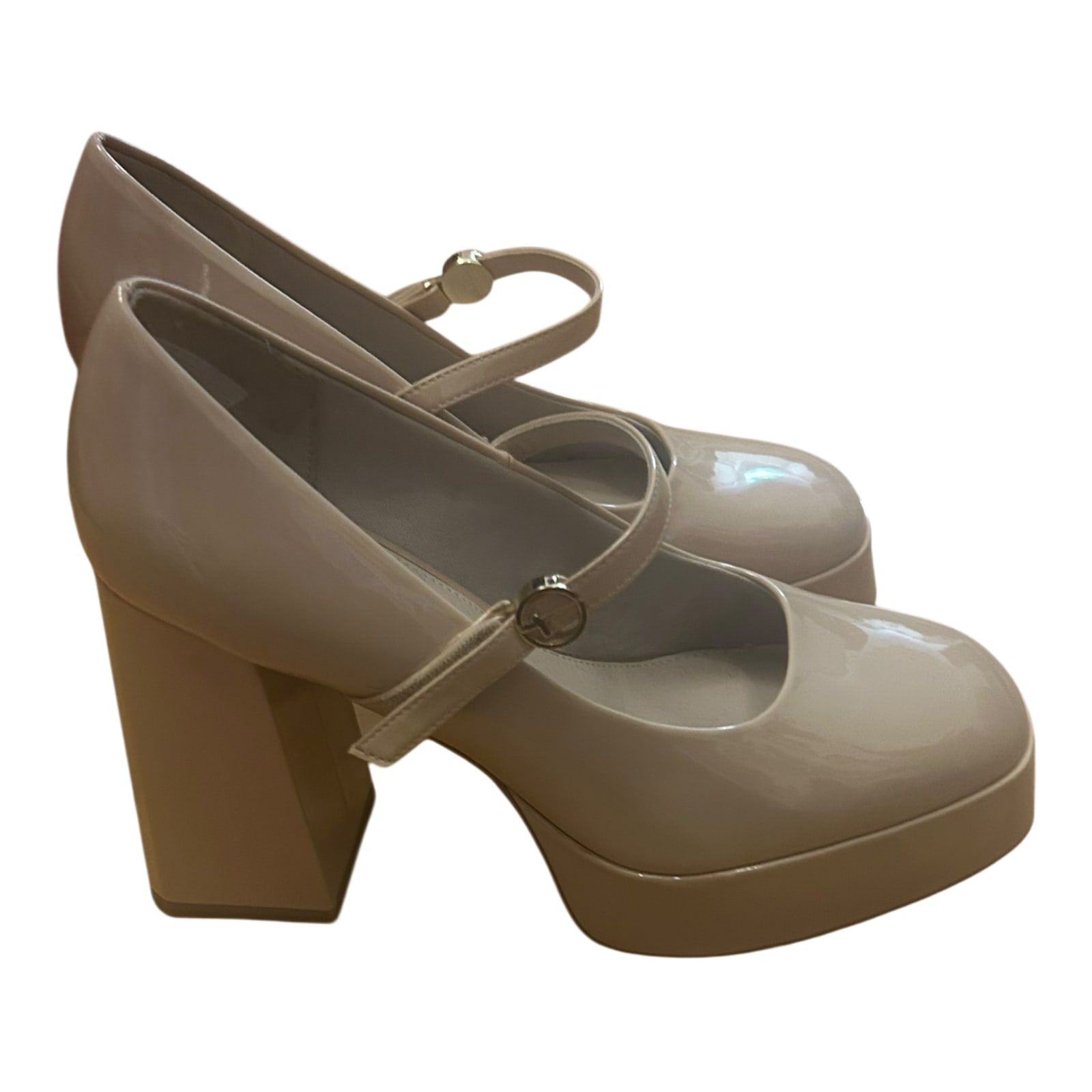 Tamaris TOUCH-IT Pumps – Creme Lack, Größe 39 NEU!