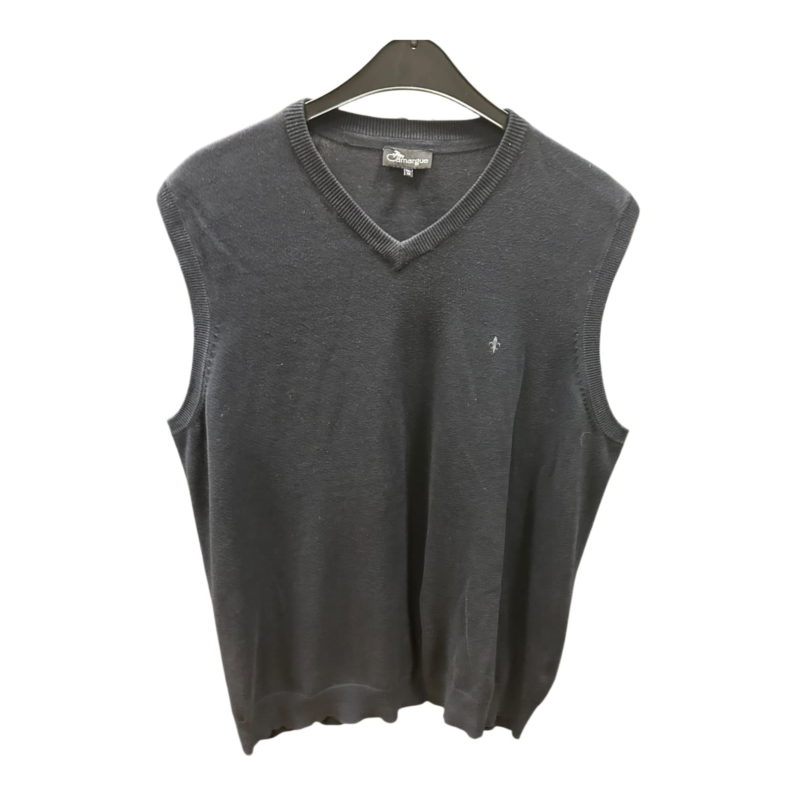 Camargue Herren Strickweste dunkelblau Größe XL/56