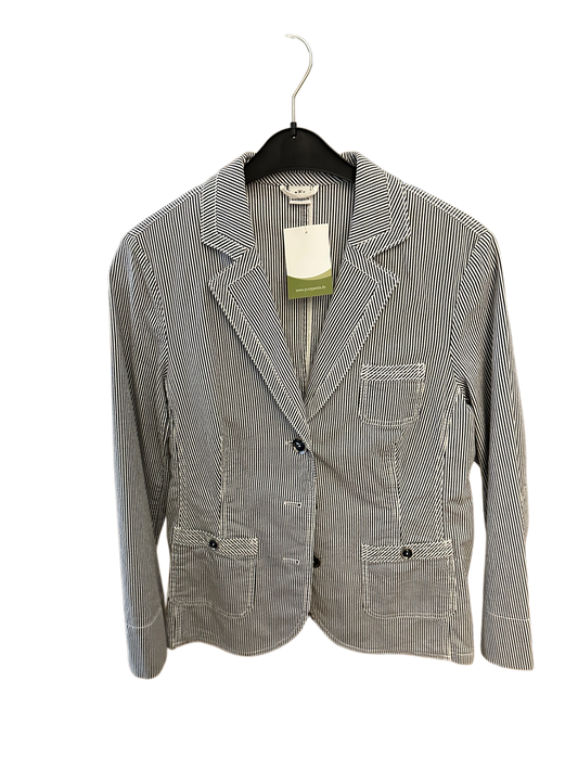 Walbusch Blazer Damen Gr. 42 – Blau-Weiß Gestreift – Zeitloser Marine-Stil