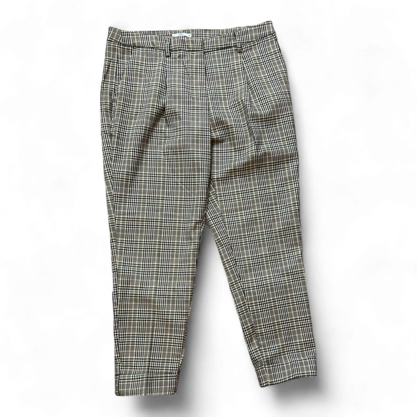 Esprit karierte Dreiviertelhose braun -  Größe 40