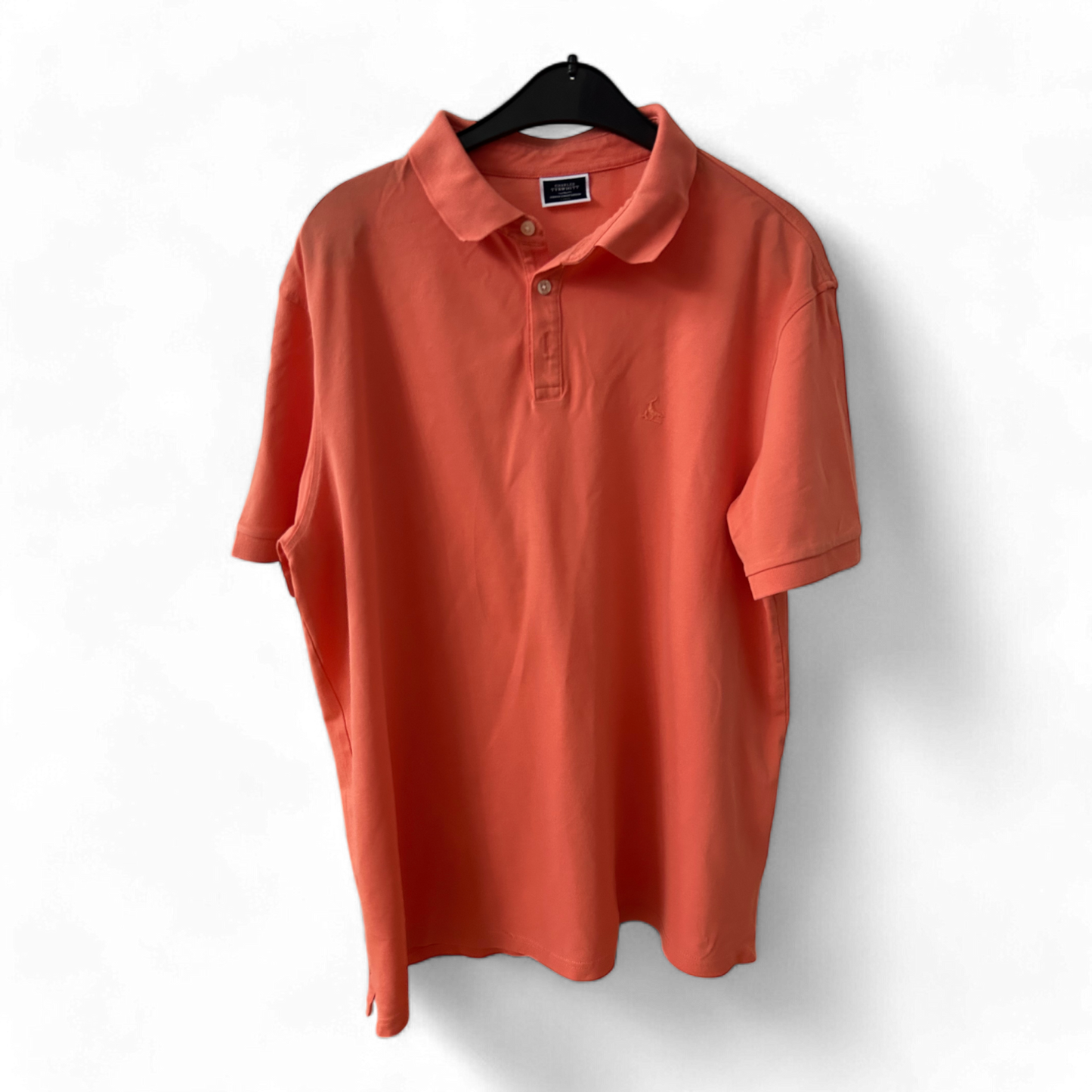 Charles Tyrwhitt Herren Polo-Shirt - Größe L Orange