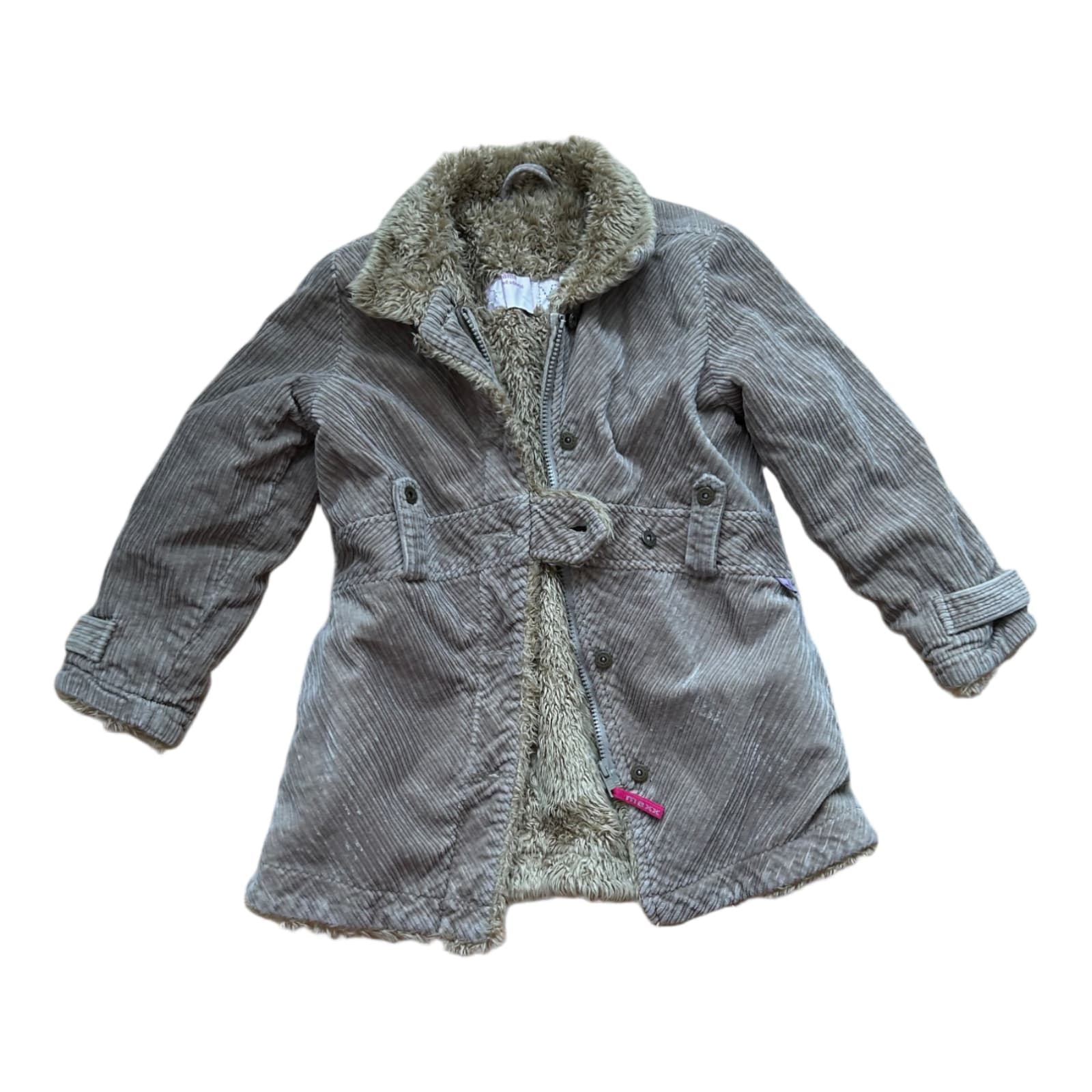 MEXX Teddy Jacke Winter Girls braun, Größe 110/116