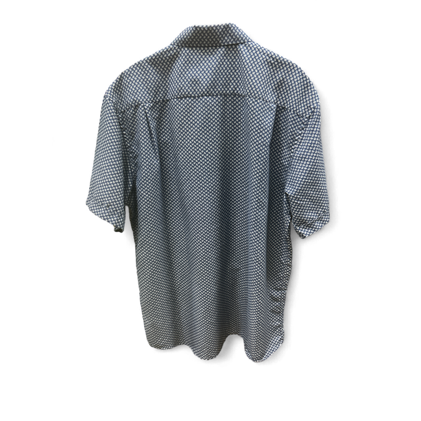 Pure Panda, Kurzarmhemd, Größe XL,  blau Muster