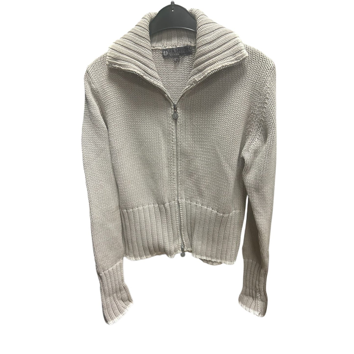 Blue One Damen Strick Pullover beige Größe M