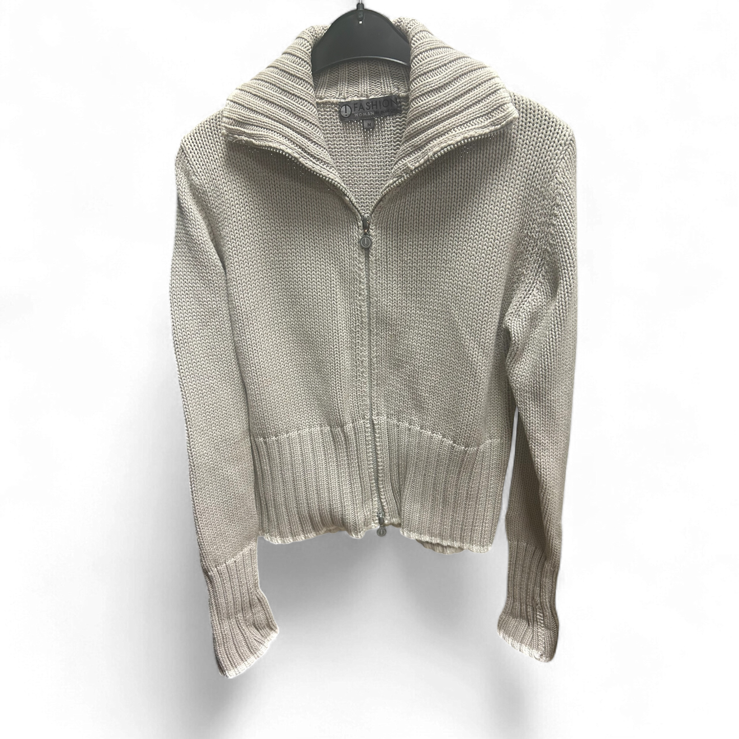 Blue One Damen Strick Pullover beige Größe M