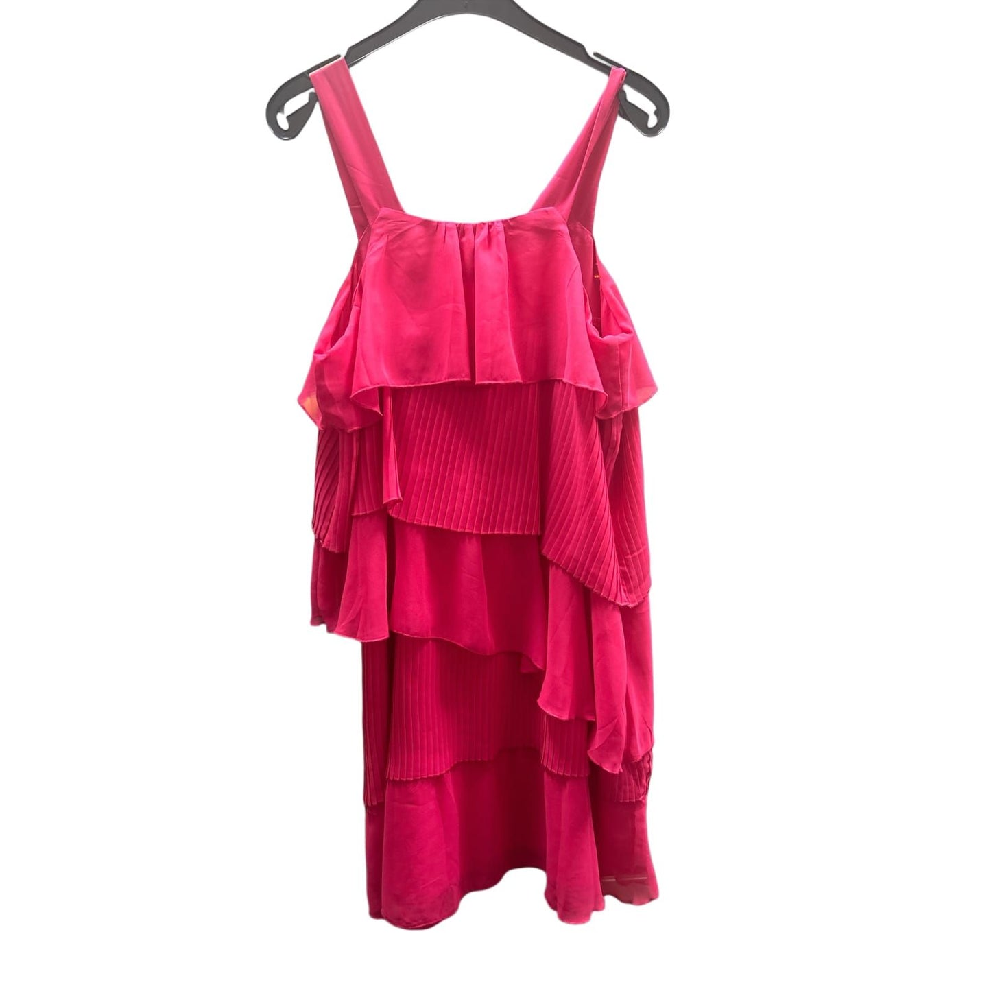 Vero Moda Kleid Damen Dress Damenkleid Gr. M Pink Sommerkleid Baumwolle Elegant