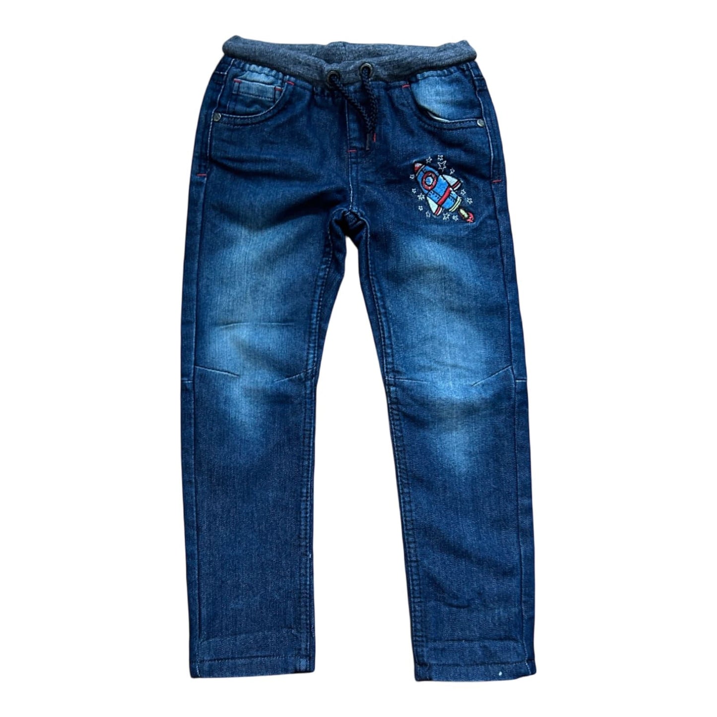 Kiki & Koko Jeans Jungen Raketenmotiv  in Größe 110