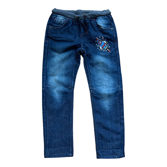 Kiki & Koko Jeans Jungen Raketenmotiv  in Größe 110