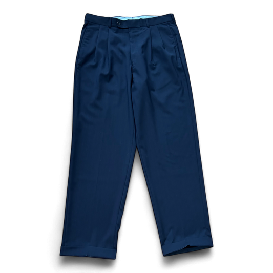 Windsor Herren Stoffhose Dunkelblau Größe 50 Zegna High Performance