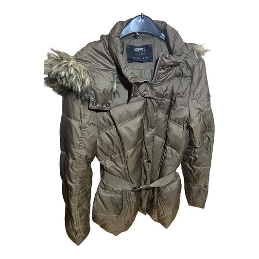 Esprit Daunenjacke mit Echtdaune - Brauntöne, Größe 38
