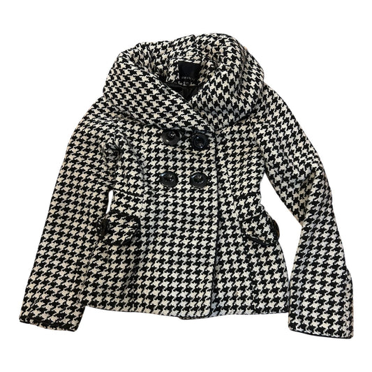 New Yorker Hahnentrittmuster Jacke – Schwarz/Weiß, Damen, Größe 34, sehr guter Zustand