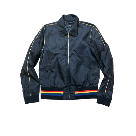 Marc Jacobs Herren Jacke – Schwarz, Größe 50, Sehr Hochwertig, Wie Neu, mit Regenbogen-Details