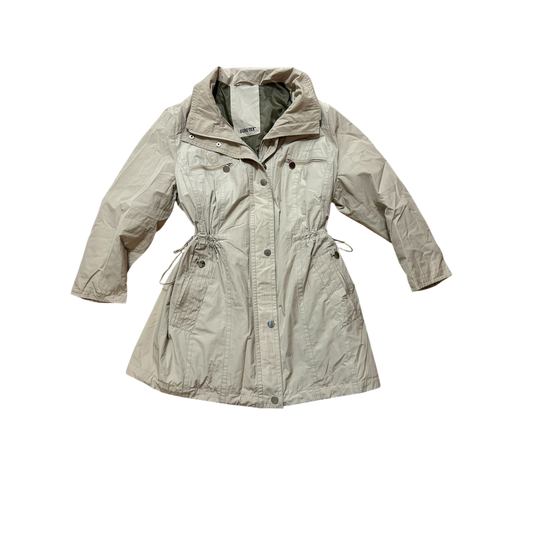 Walbusch Gore-Tex Jacke Damen, Hellbeige, Größe 44 – Sehr guter Zustand, Wasserdicht und Atmungsaktiv