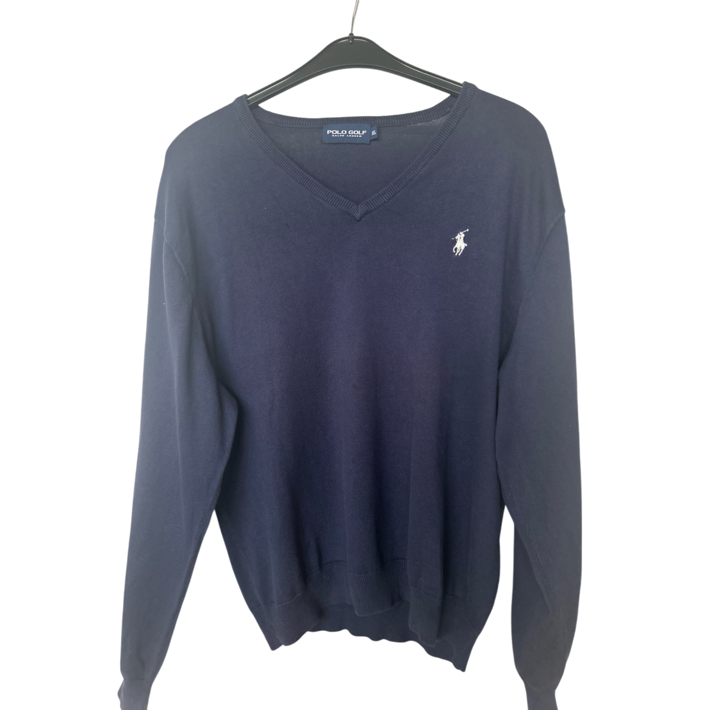 Ralph Lauren Polo Golf Pullover | Gr. XL | Navy Blau | V-Ausschnitt | Herren