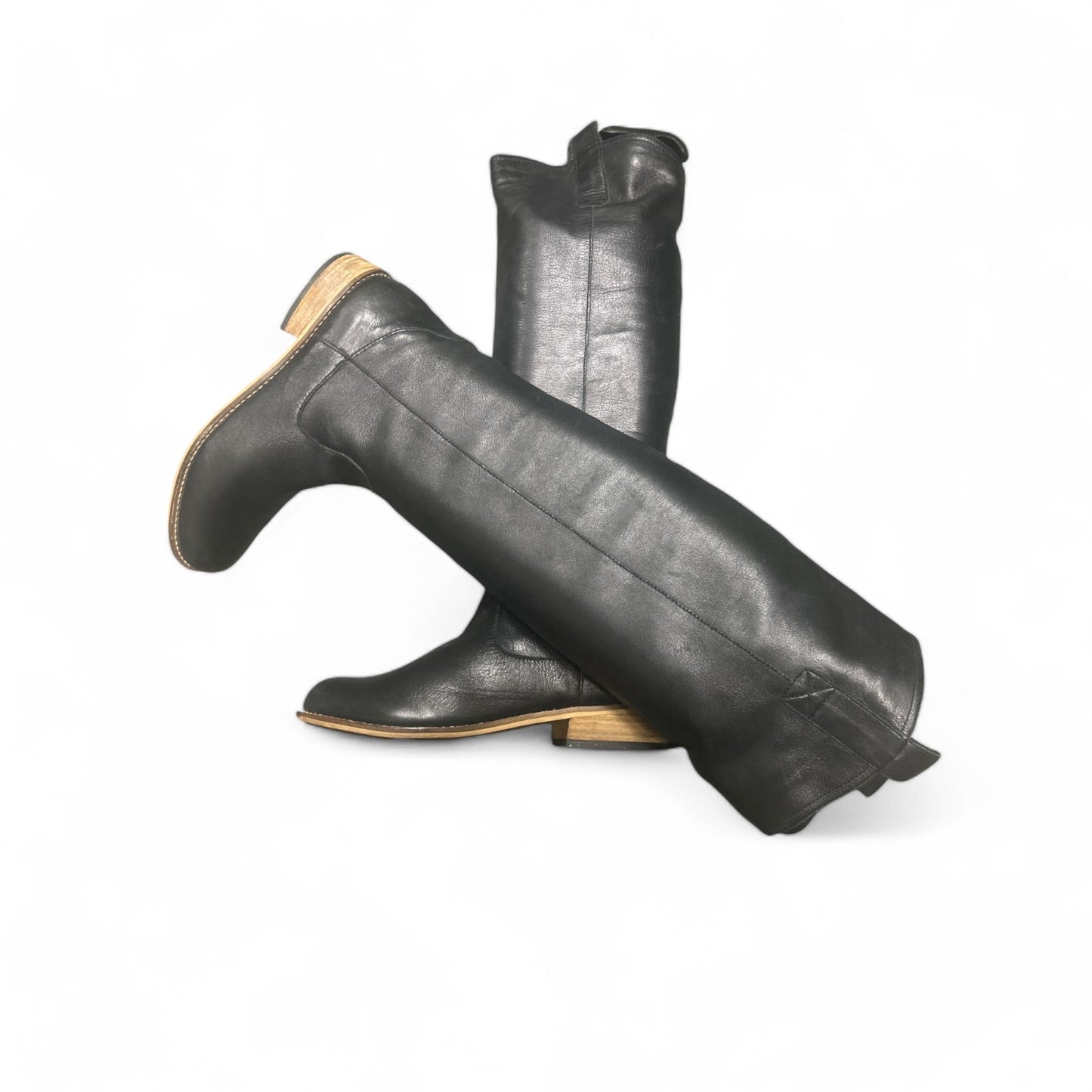 Pure Panda Lederstiefel Damen Neu schwarz Gr. 36