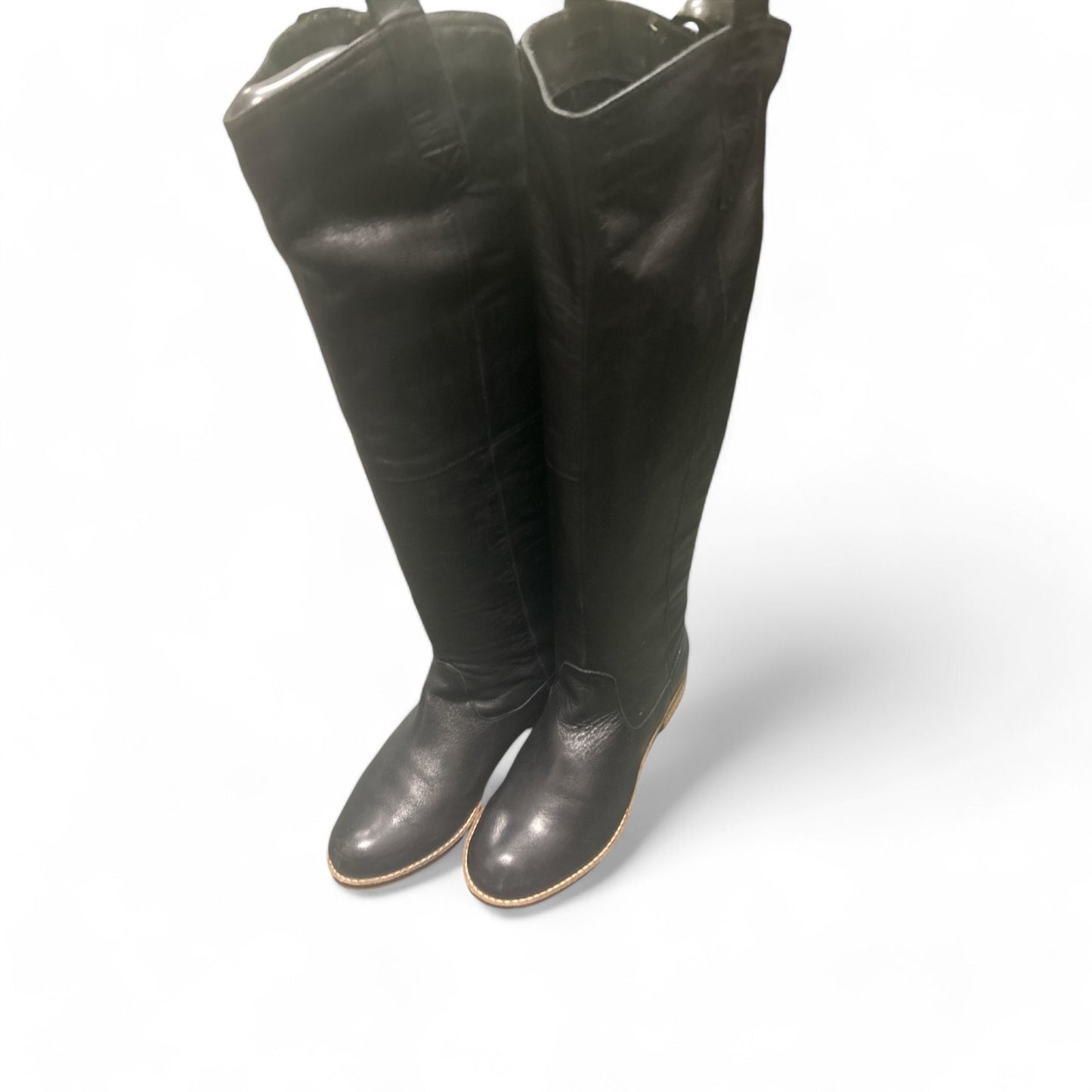 Pure Panda Lederstiefel Damen Neu schwarz Gr. 36