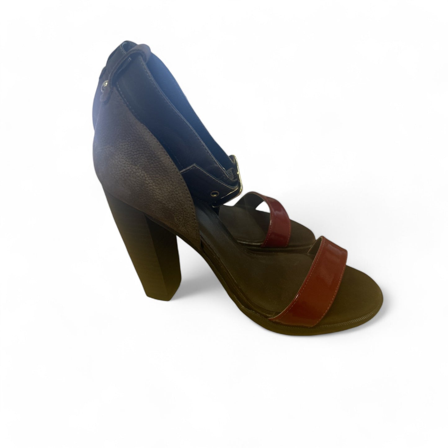 Cosmoparis High Heels Damen braun-rot Gr. 36 neu!