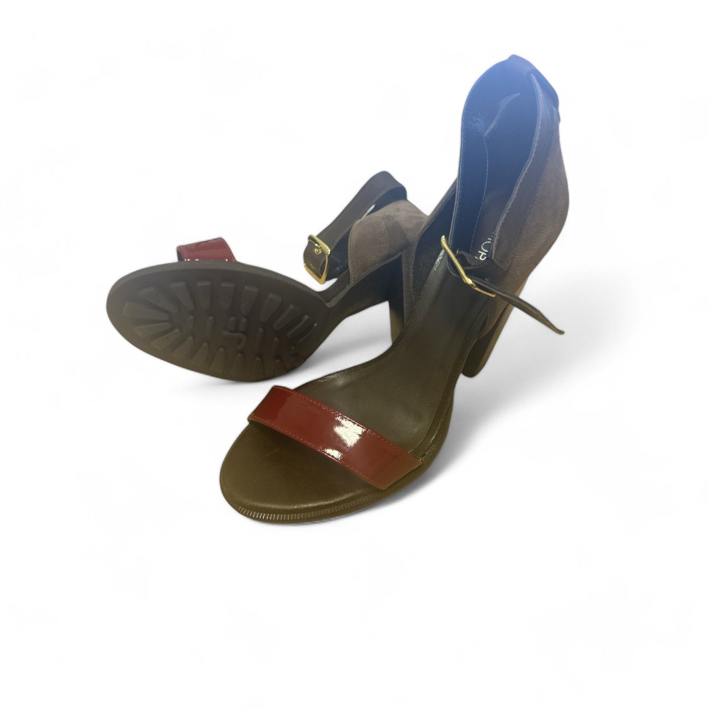 Cosmoparis High Heels Damen braun-rot Gr. 36 neu!