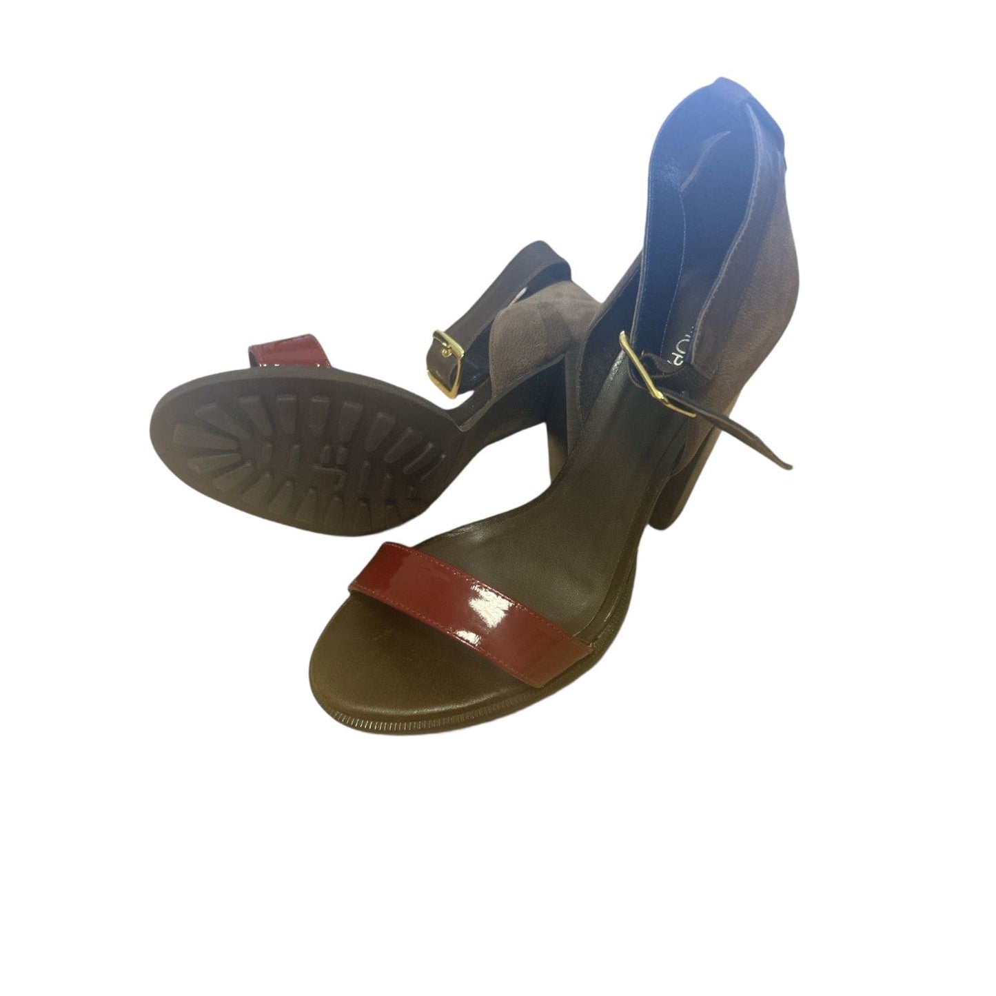 Cosmoparis High Heels Damen braun-rot Gr. 36 neu!