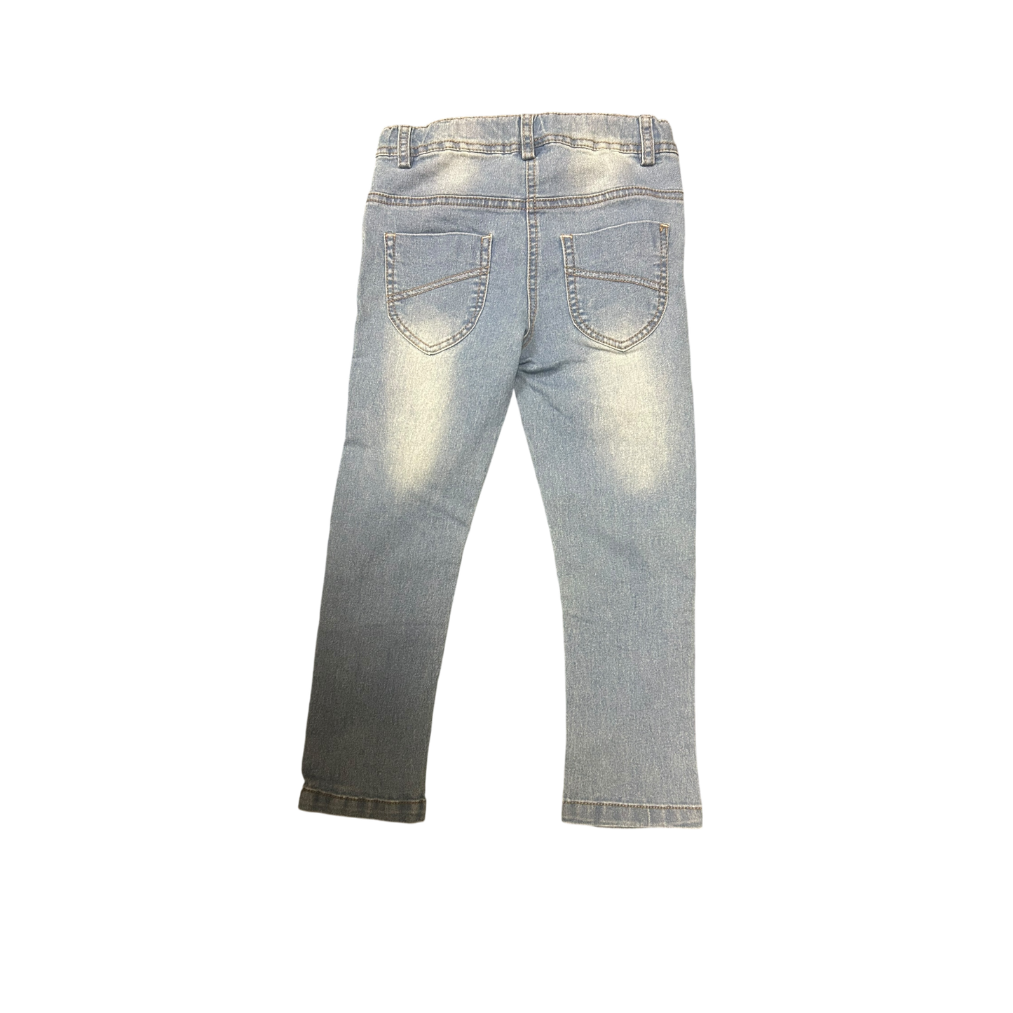 Pusblu Mädchen Stretchjeans Blumenmotiv Gr. 104