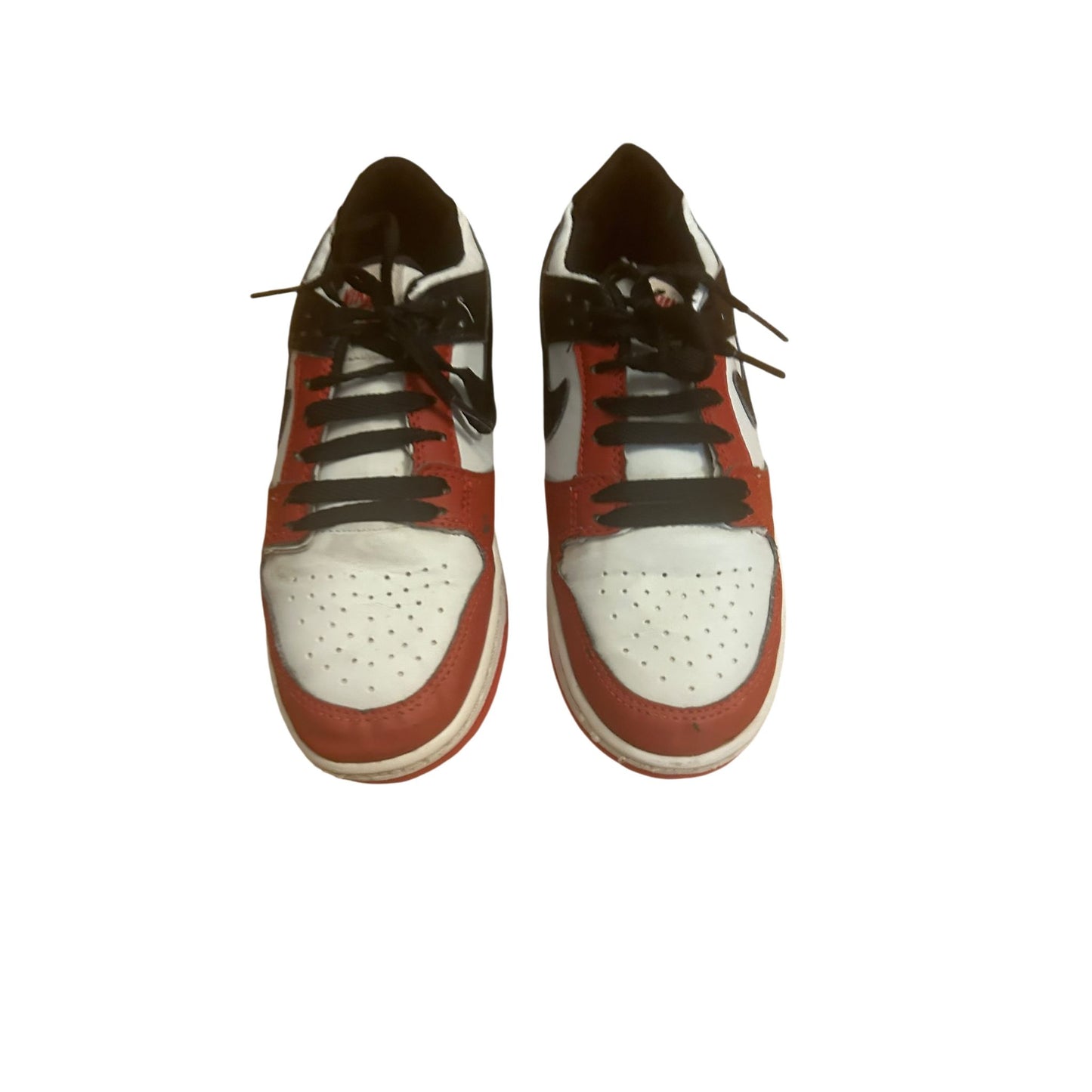 Nike Dunk Low in Rot-Weiß, Größe 37,5