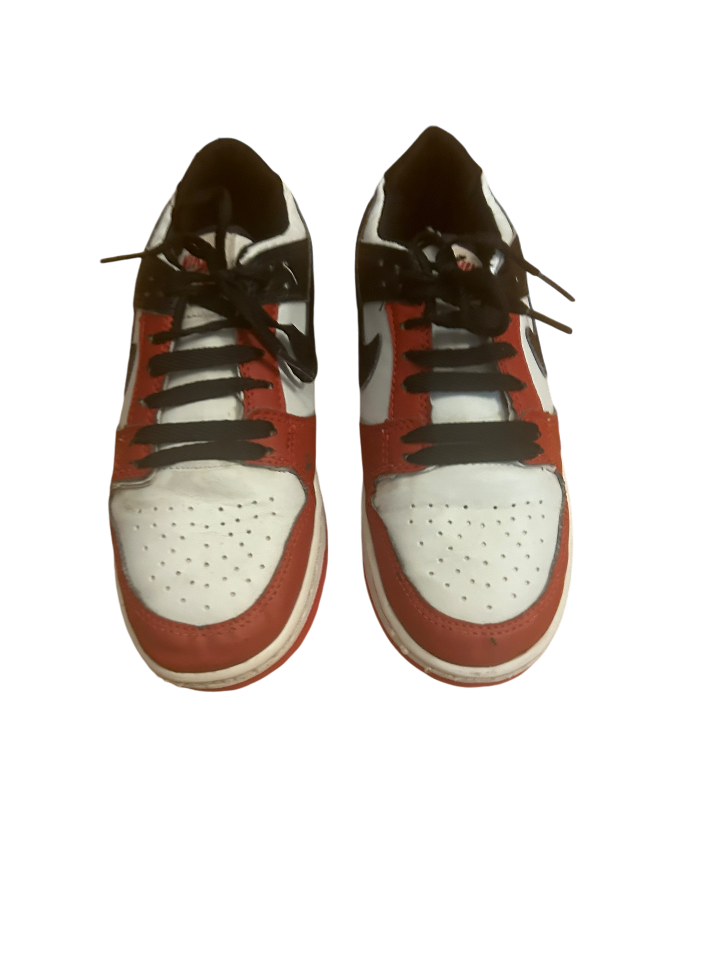 Nike Dunk Low in Rot-Weiß, Größe 37,5