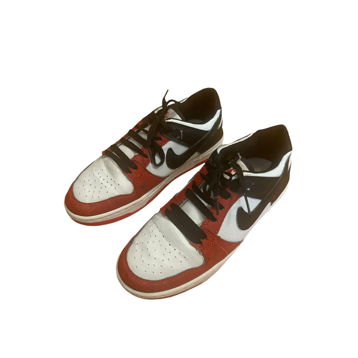 Nike Dunk Low in Rot-Weiß, Größe 37,5