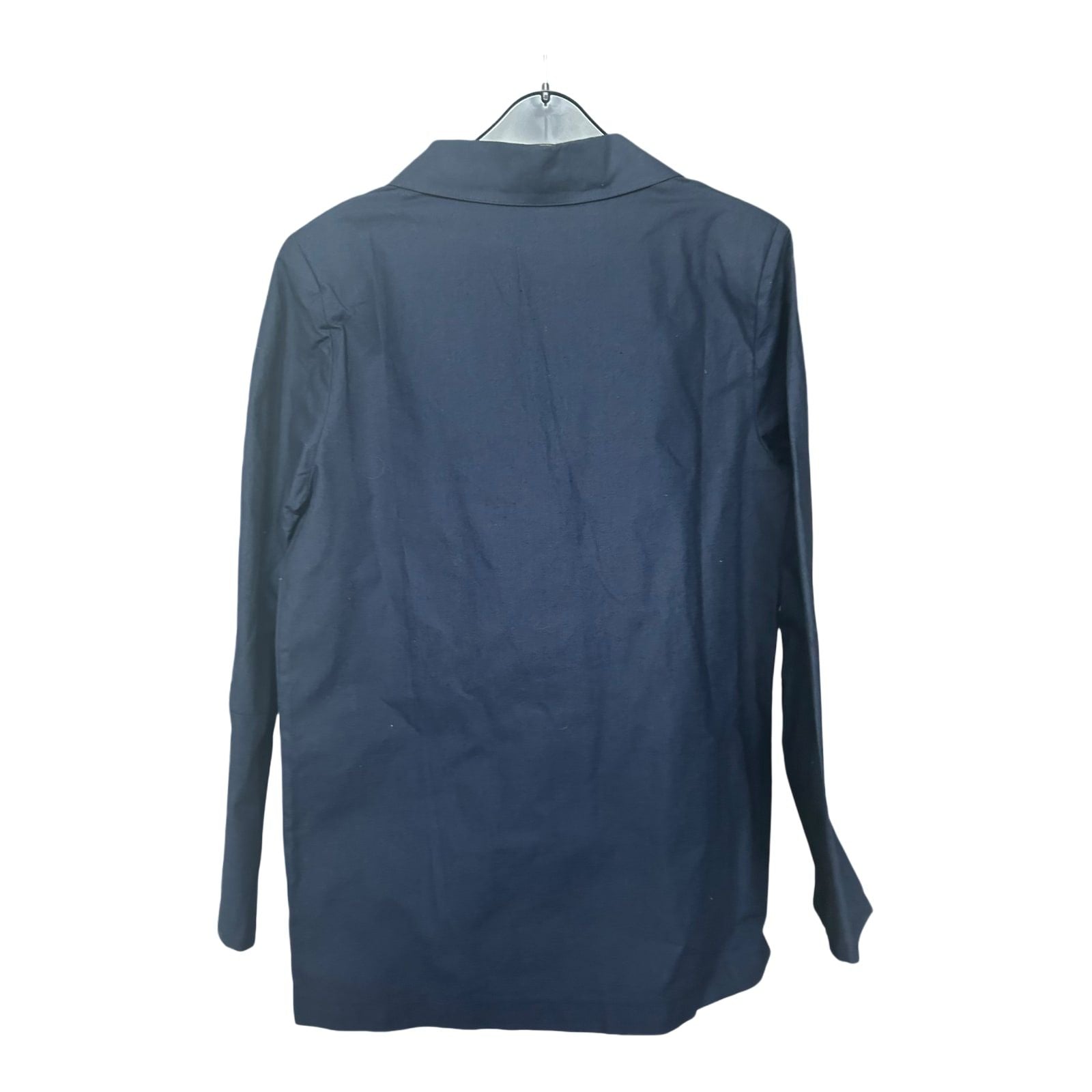 Vintage Damenblazer Sommer 1-reihig blau Größe 38