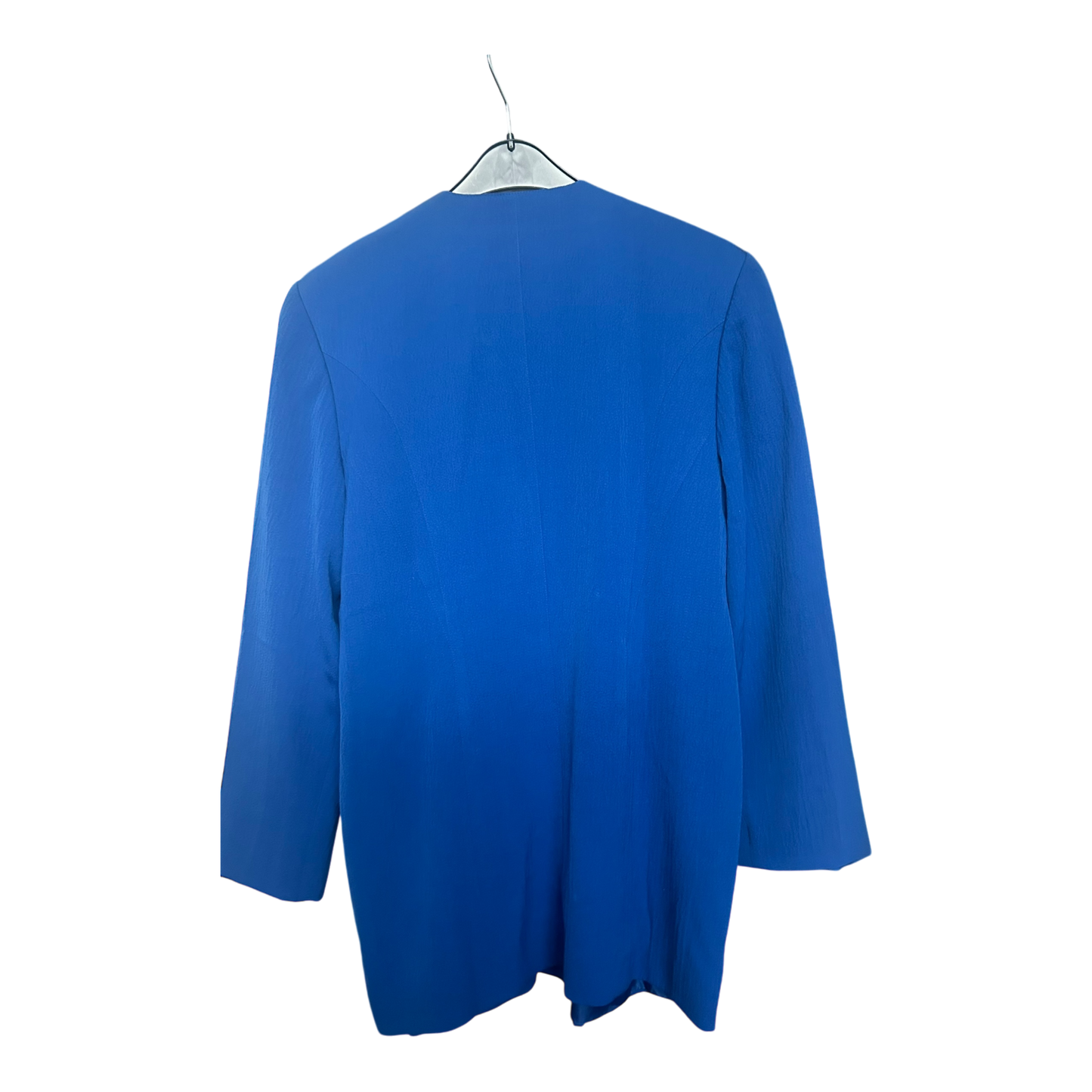 Vintage Kultblazer Schurwolle 2-reihig blau Größe 40