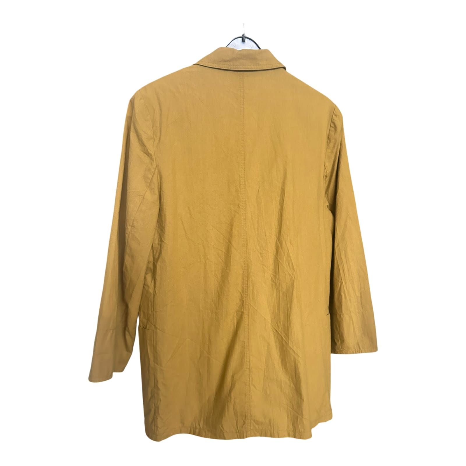 Vintage Damenblazer Sommer 2-reihig senfgelb Größe 40