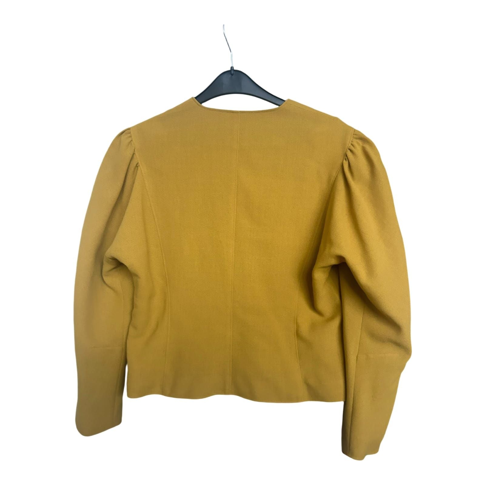 Vintage Damenblazer edel 1-reihig senfgelb Größe 40
