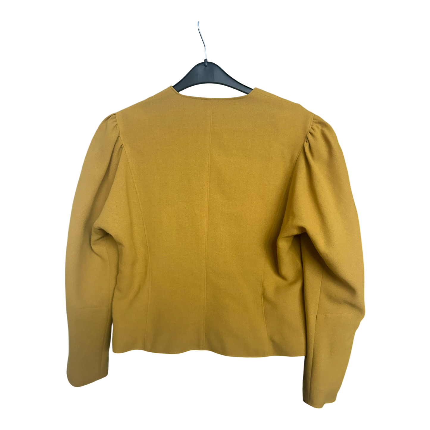 Vintage Damenblazer edel 1-reihig senfgelb Größe 40