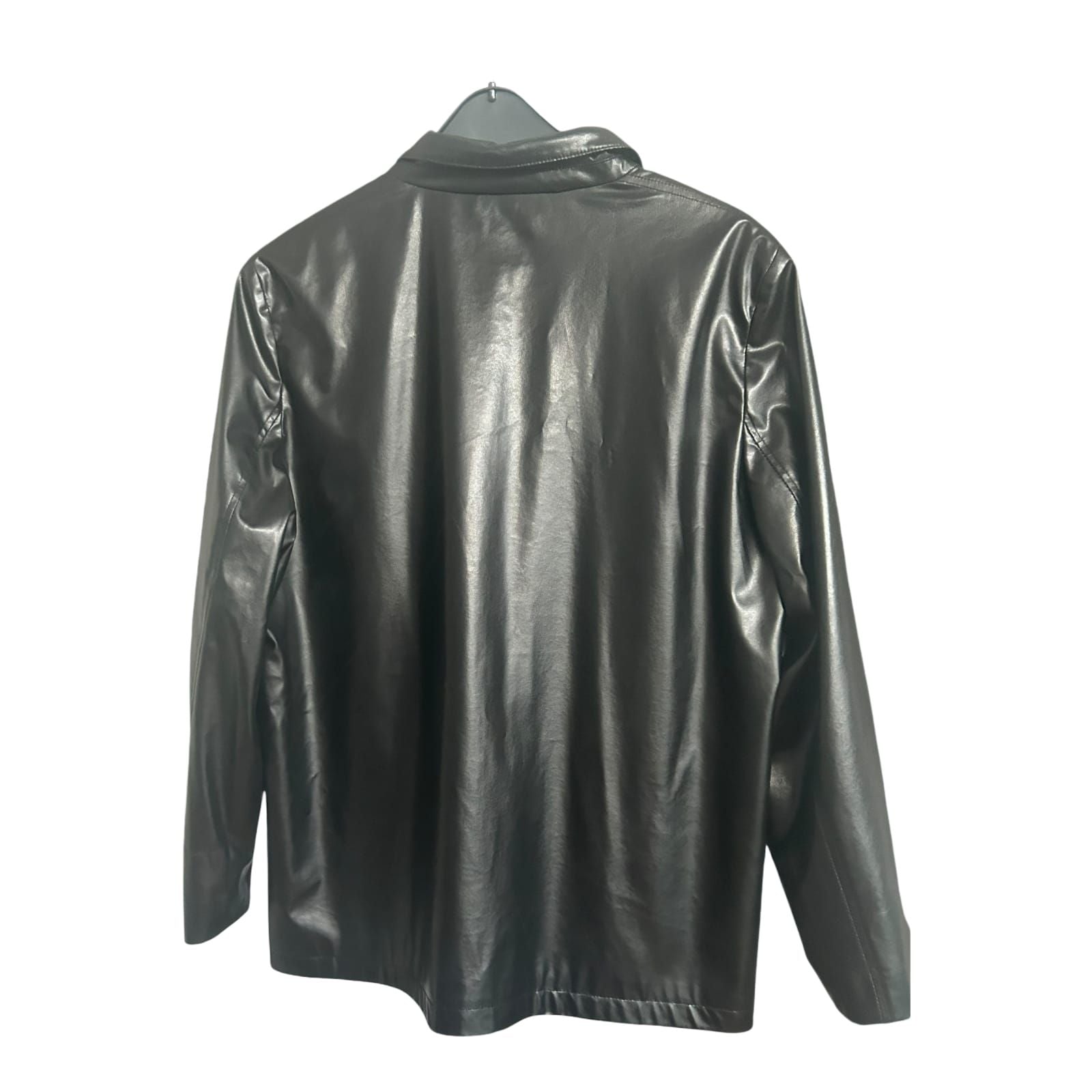Pure Panda Blazer schwarz Kunstleder-Style Größe 42