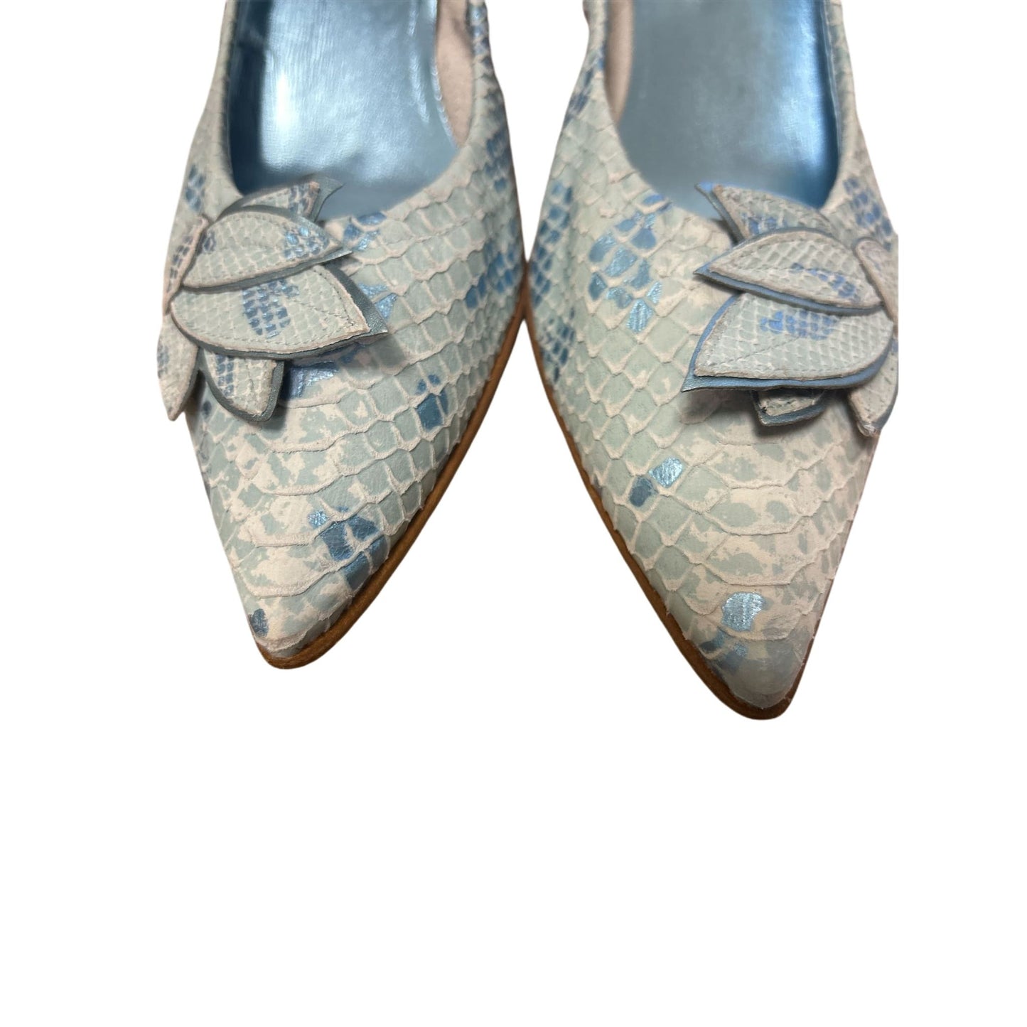 EKOS Italienische Pumps Damen türkis Gr. 38