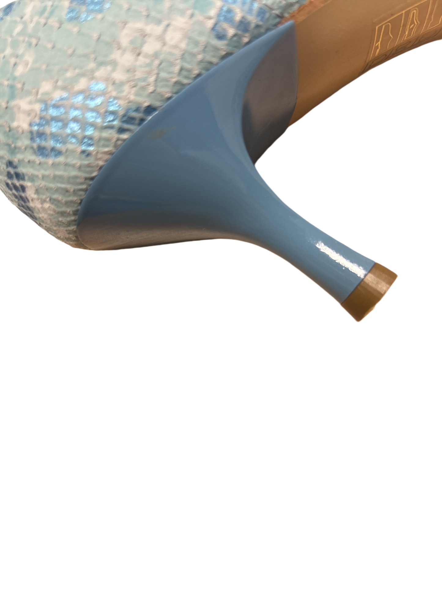 EKOS Italienische Pumps Damen türkis Gr. 38