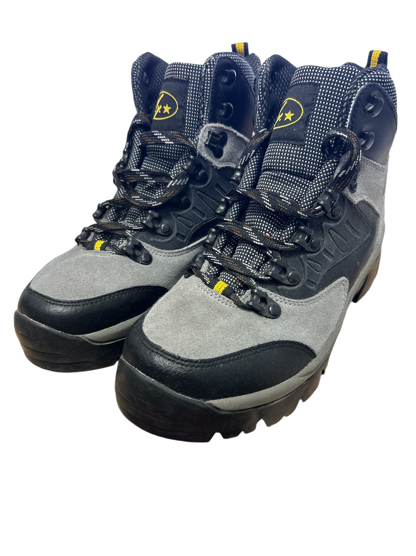 N.Y. Wanderstiefel Damen/Herren grau-schwarz Gr. 41