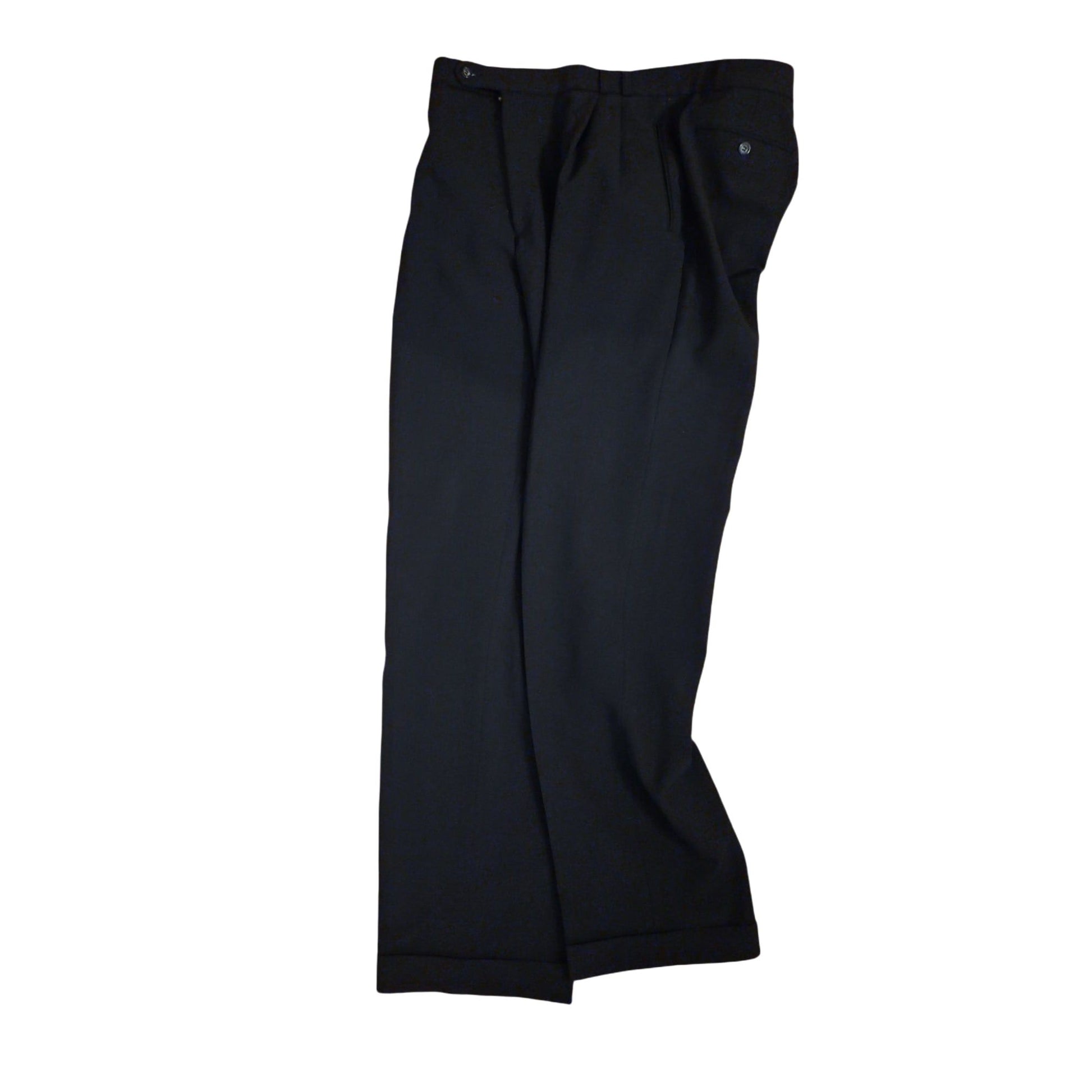 Strauss Stoffhose Herren Schwarz Größe 52 Pflegeleicht Robust