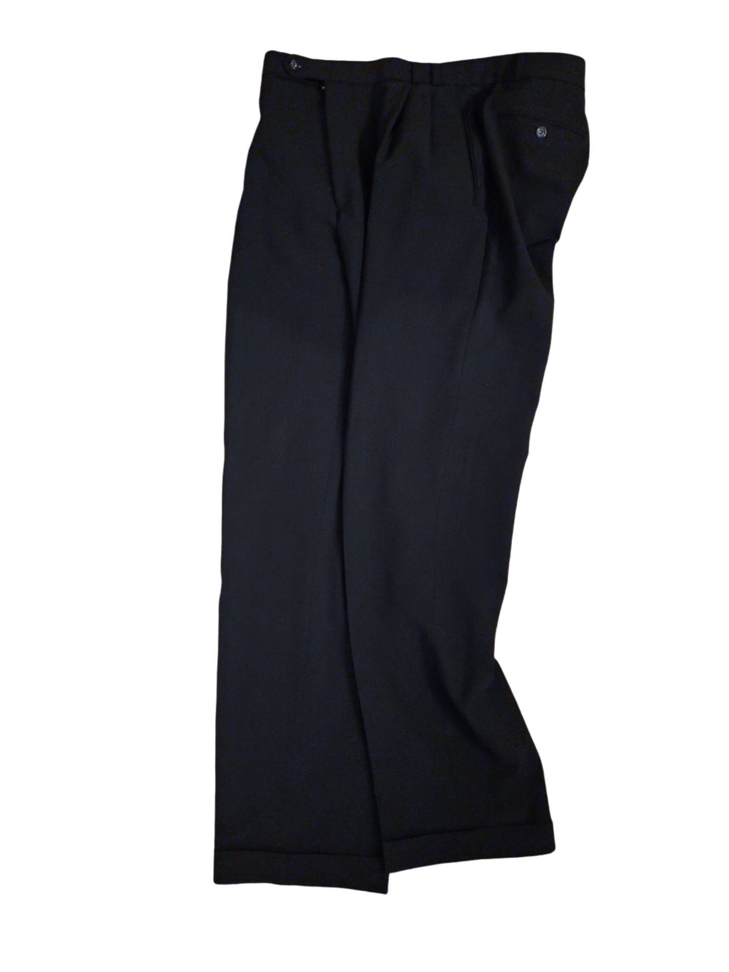 Strauss Stoffhose Herren Schwarz Größe 52 Pflegeleicht Robust