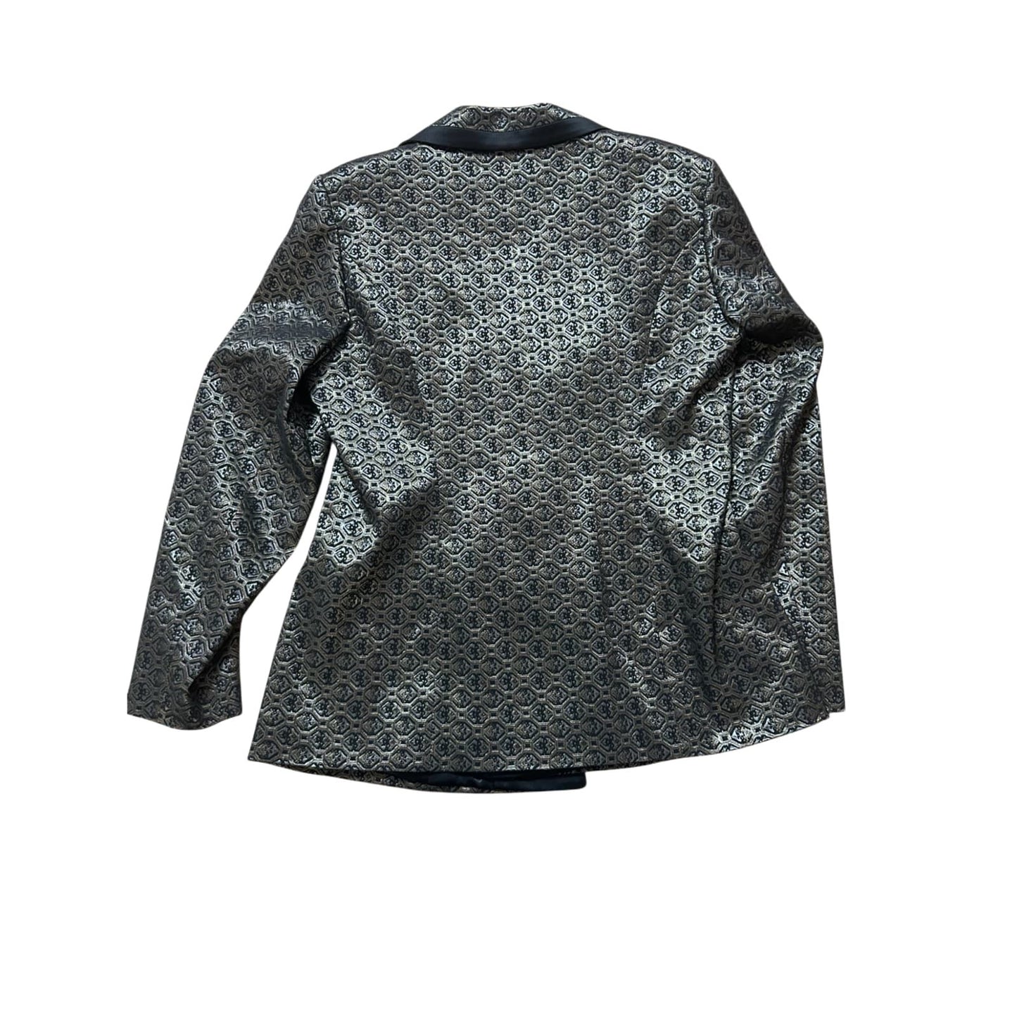 Glööckler Blazer, Schwarz mit Goldapplikationen, Größe 46