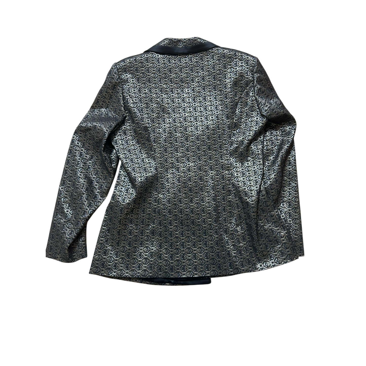 Glööckler Blazer, Schwarz mit Goldapplikationen, Größe 46