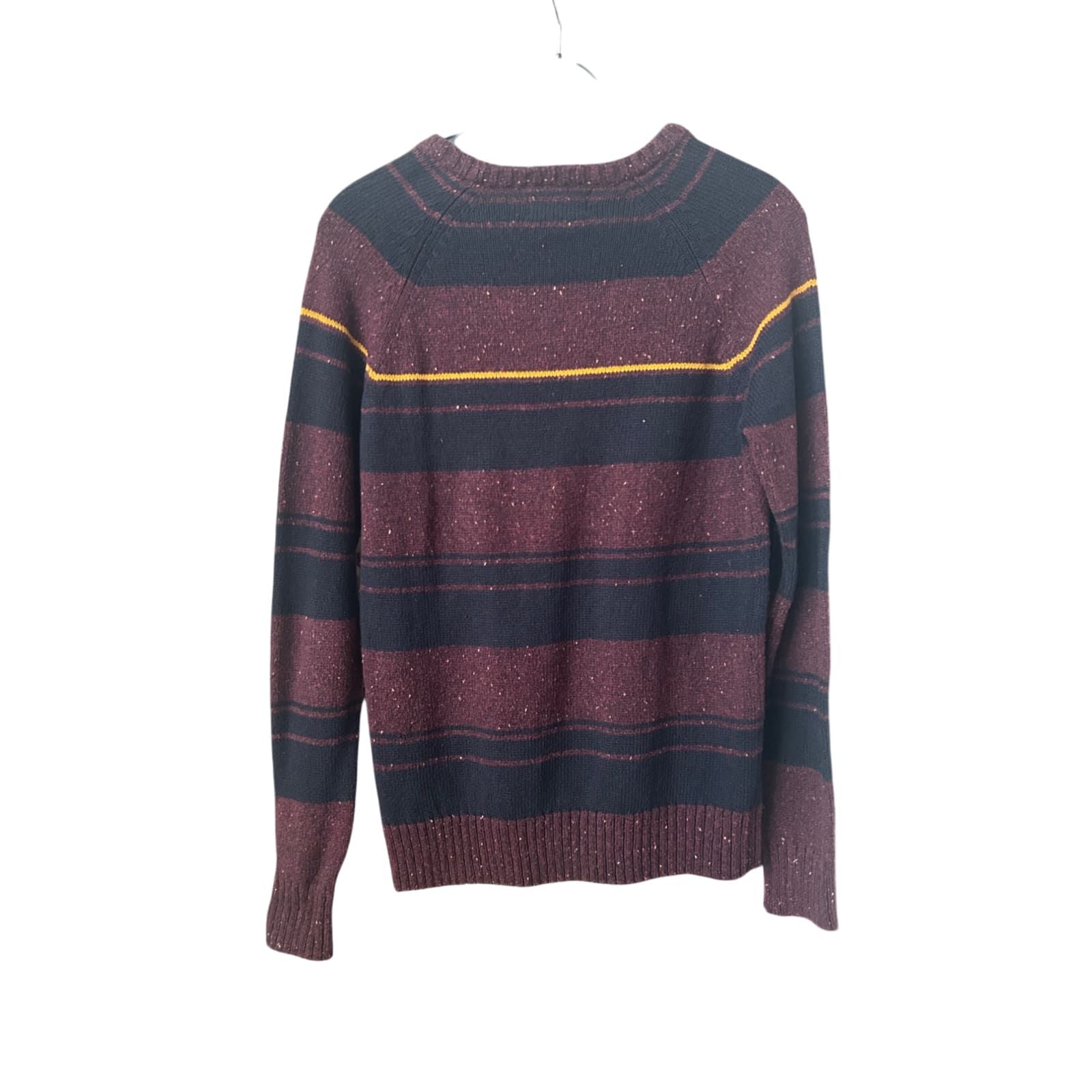 Pull & Bear Herren Pullover | Gr. L | Gestreift | 50% Baumwolle 50% Acryl
