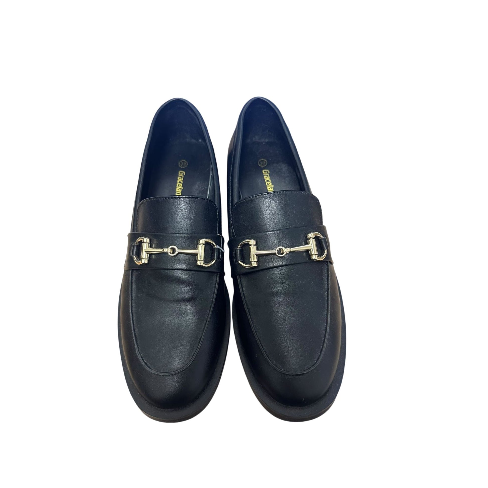 👞 Graceland Loafer Damen 39 Schwarz – Gliederkette – Elegant 👞
