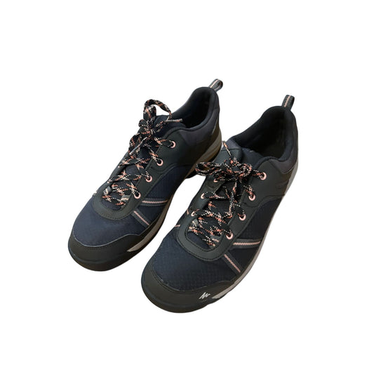 QUECHUA Schnürschuhe Wandern grau wasserfest Damen Gr. 41